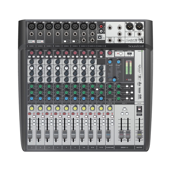 Studiomaster Mini 12U Mixer with Bluetooth and USB (12 Channel) –  publicaddresssolutions