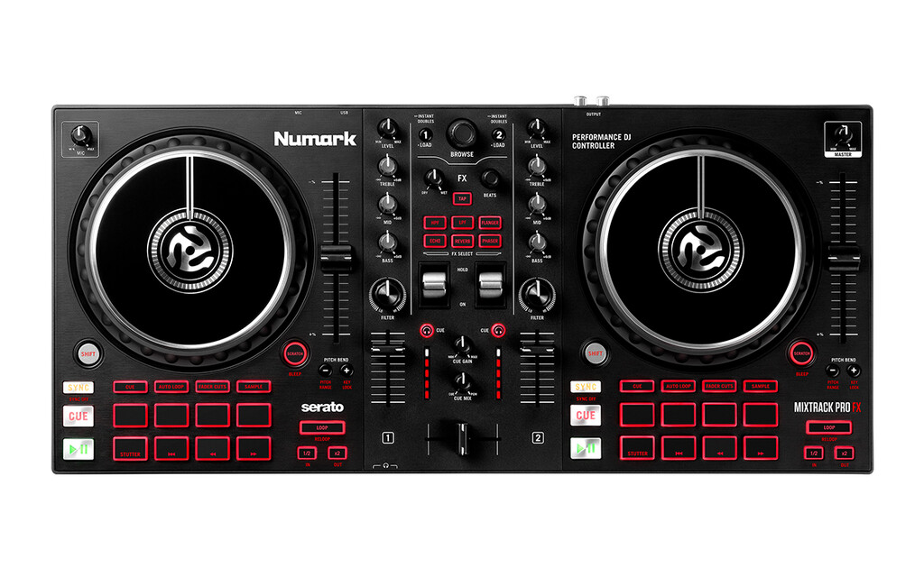 Numark Mixtrack Pro FX 2-Deck DJ Controller With Effects Paddles