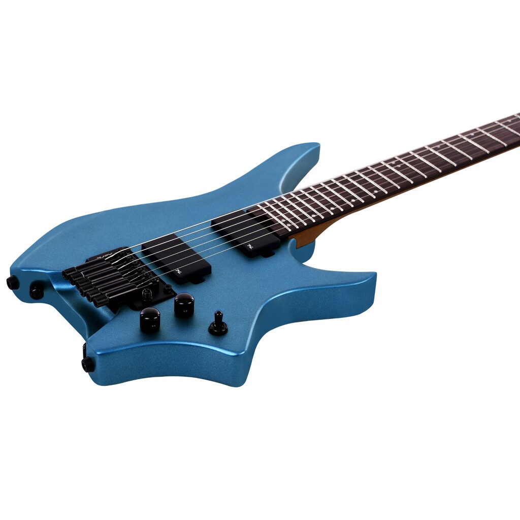 Hex N500/S Next Series Headless Electric Guitar - Metallic