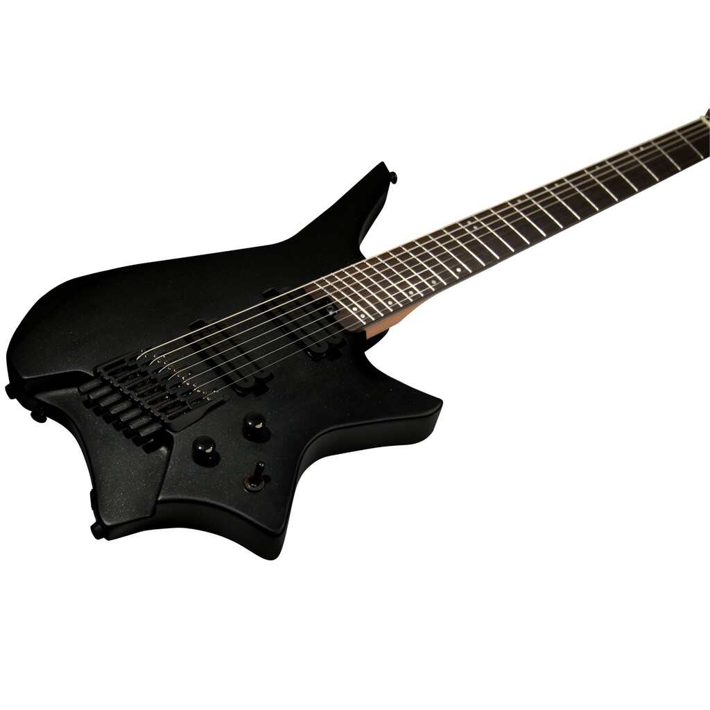 ギター HEX Guitars / Z507 S/GB Hex Z507/GB Headless 7-String Electric Guitar - Galaxy Black
