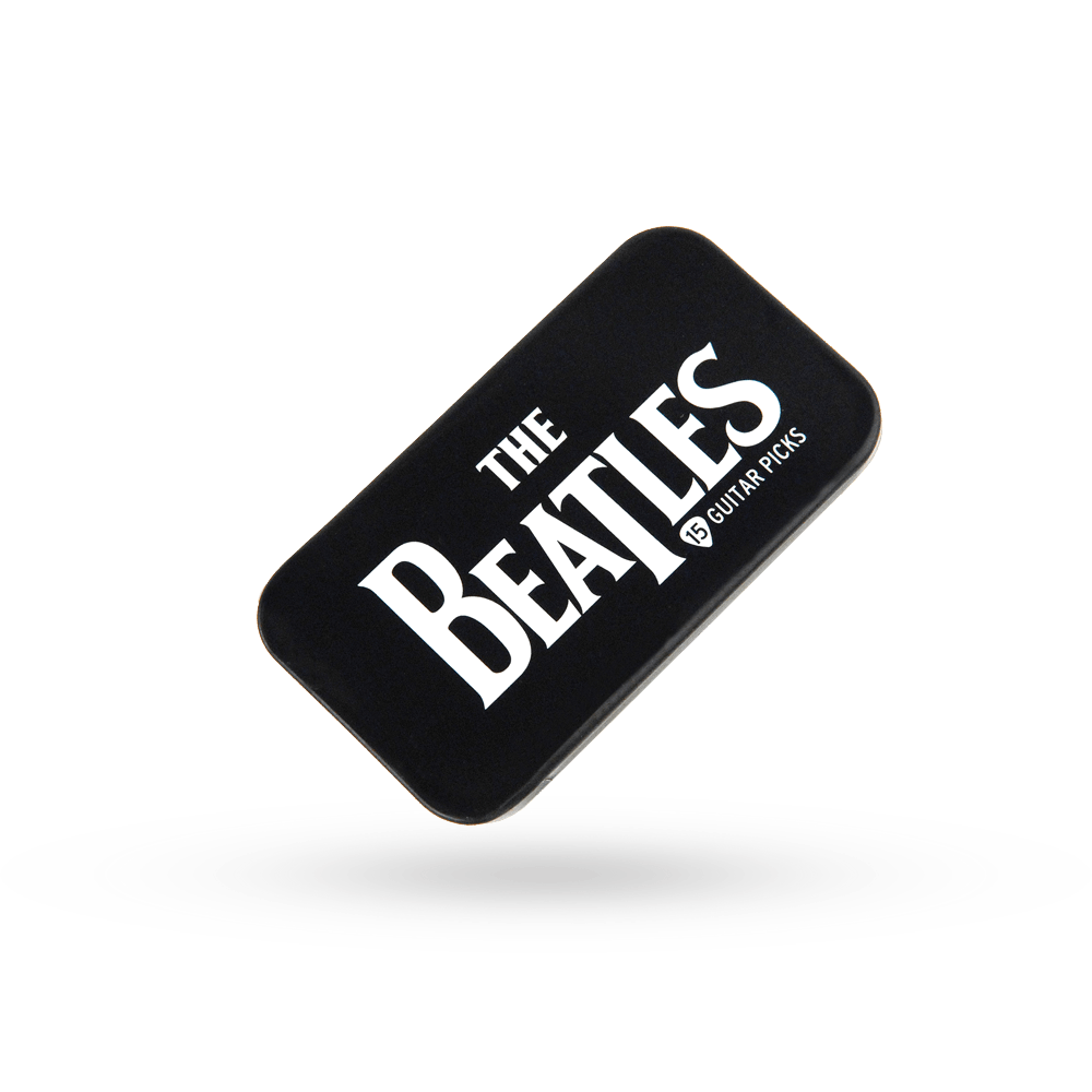 Plettri Chitarra Planet Waves Beatles Signature - Tins Stripes, Celluloide, Con Grafica Dettagliata