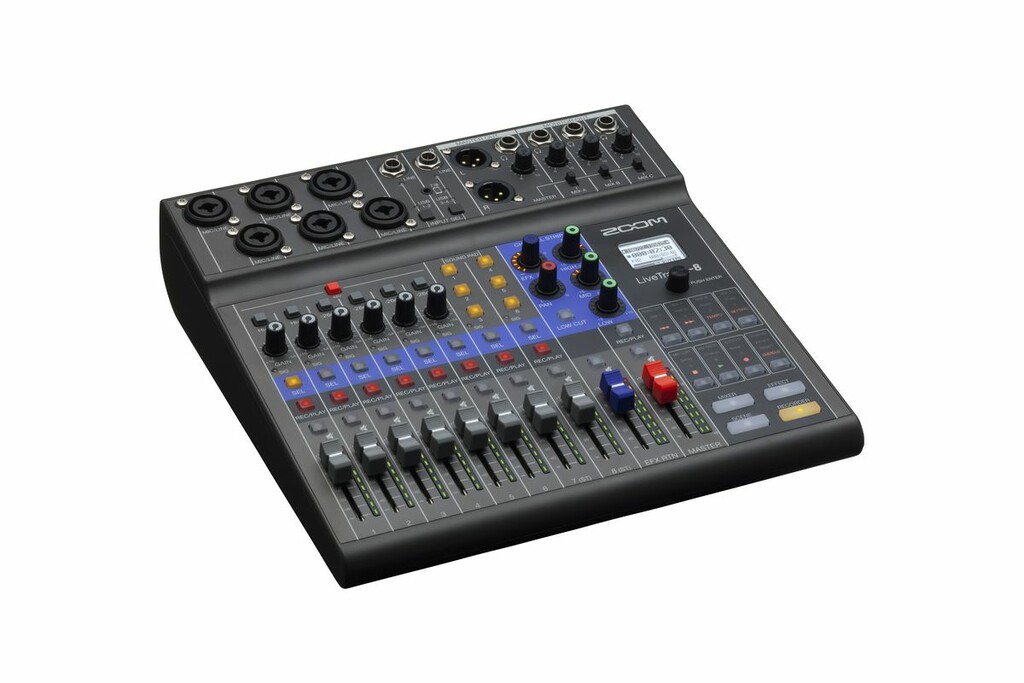 Zoom LiveTrak L-8 8-channel Digital Mixer / Recorder