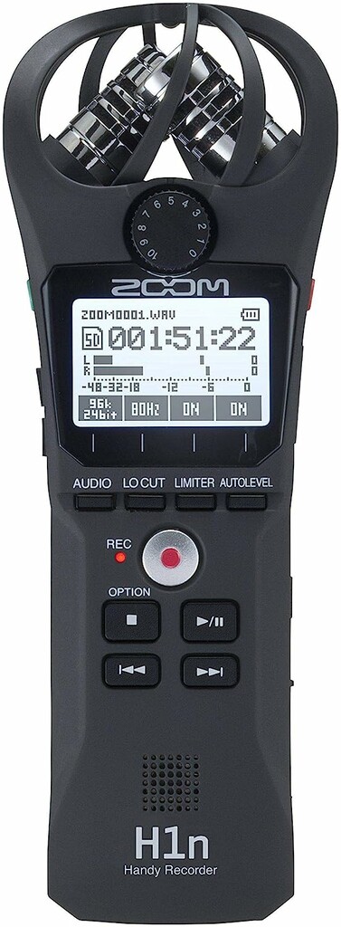 Zoom H1n 2-channel Handy Recorder