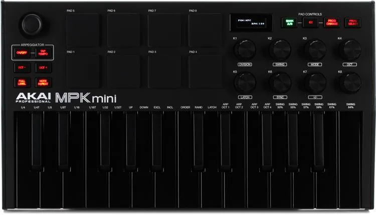 Akai MPK Mini MKIII - Controlador MIDI - Blupoint Music