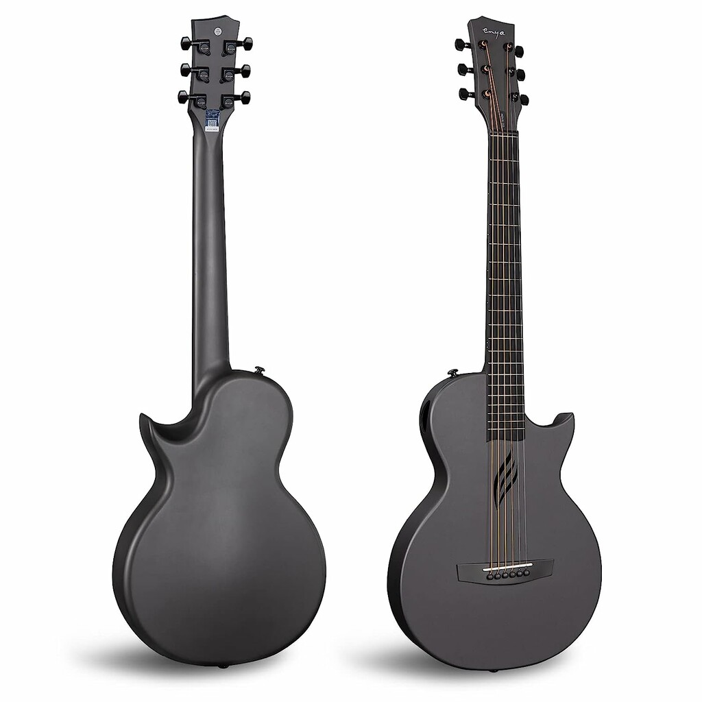Enya Nova GO Carbon Fiber Acoustic Guitar - Black