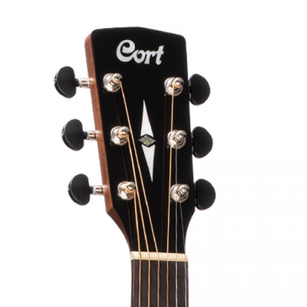 Cort SFX Myrtlewood Acoustic/Electric Guitar-Brown Gloss