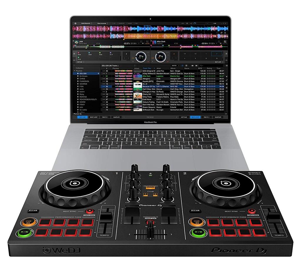 Pioneer DJ DDJ-200 コントローラー Amazon.co.jp: Pioneer DJ Smart DJ Controller DDJ-200