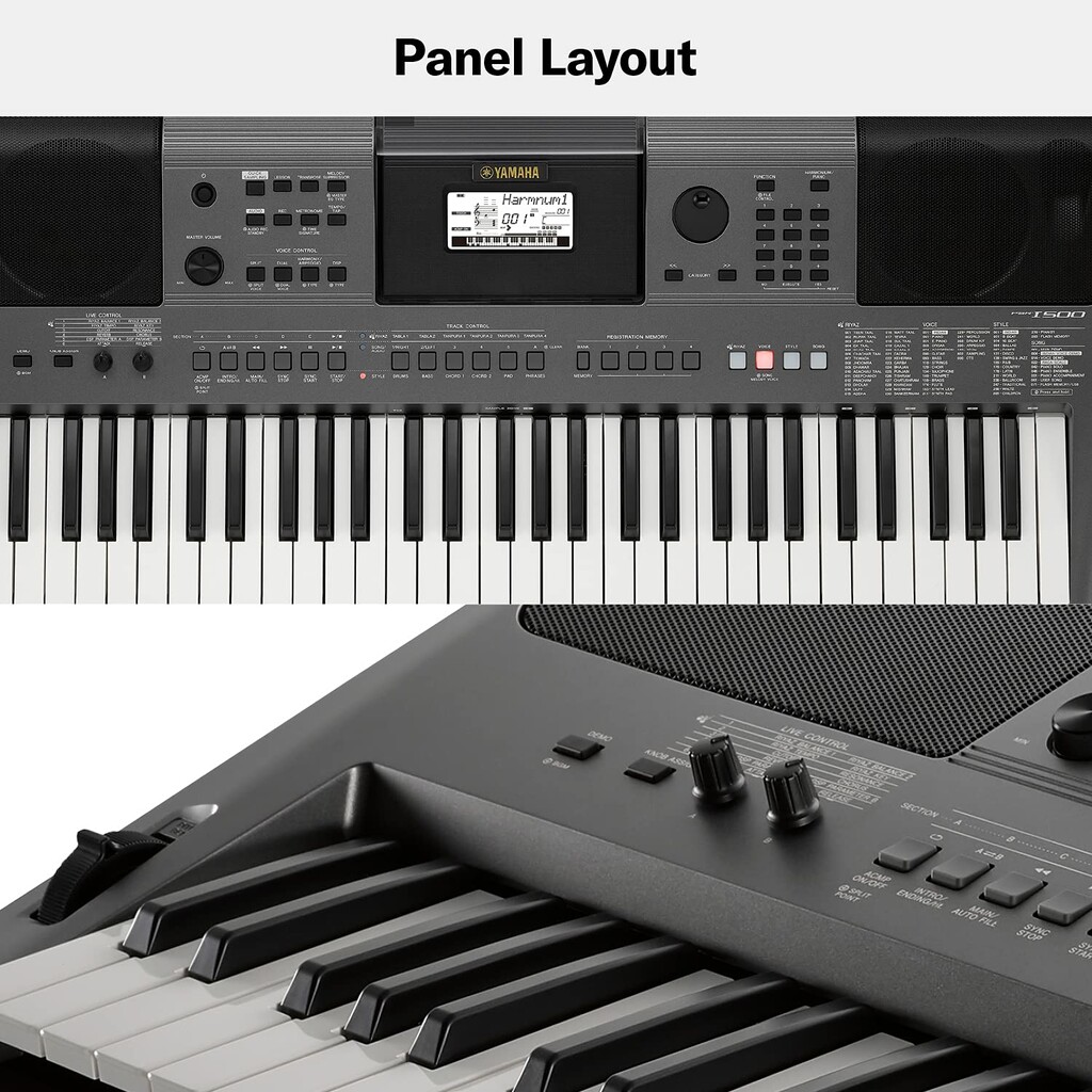 Yamaha PSR-I500 61-key Portable Keyboard (India)
