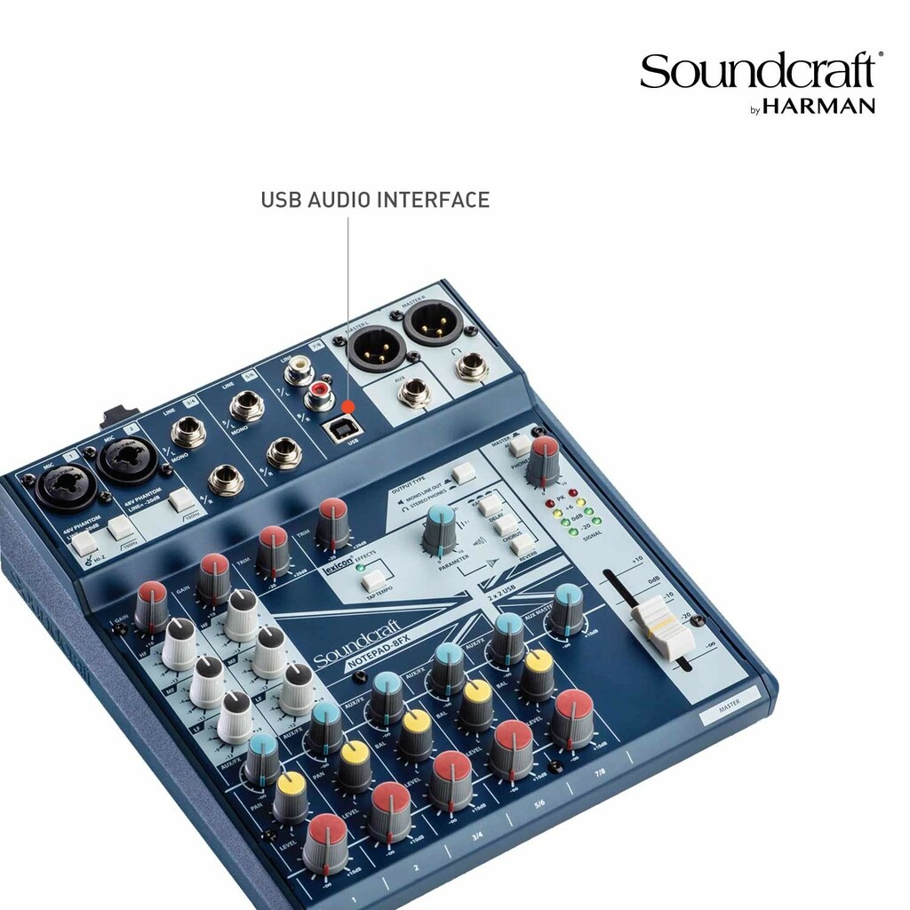 Soundcraft Notepad-8FX Small-format Analog Mixing Console